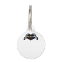 Month Skeleton Heart Hands LGBTQIA Creative Style Pet ID Tag
