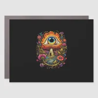 Cottagecore Aesthetic Mushroom Goblincore Simple S Car Magnet