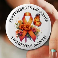 September is Leukemia Awareness Month Button