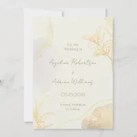 Rustic Boho Leaf Photo Wedding Save the Date