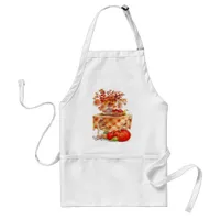 Warm Autumn Harvest Table Still Life Adult Apron