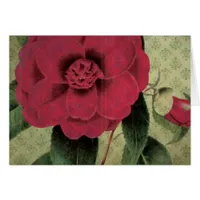Vintage Red Flower