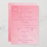 Elegant Sparkle Wedding  Invitation