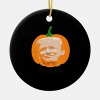 Trumpkin Halloween Classic Ceramic Ornament