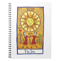 Tarot The Sun Notebook
