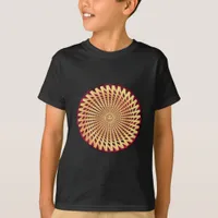 Hypnotic Smiling Face Sun Funky Groovy Logo T-Shirt