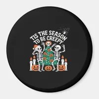 Creepy Funny Skeleton Halloween Spooky Magnet