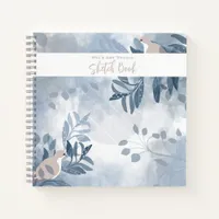 Tropical bird botanical Art Journal Sketchbooks