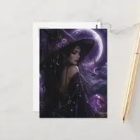 A Gorgeous Witch Postcard