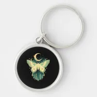 Moth Fairycore Goblincore Whimsigoth Cottagecore Keychain