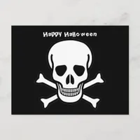 Skull and Crossbones Postcard