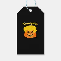 Trumpkin Pumpkin Halloween Design – Retro Slogan  Gift Tags