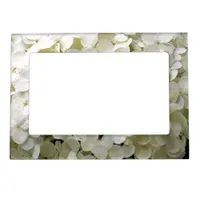 White Hydrangea Flowers Picture Frame