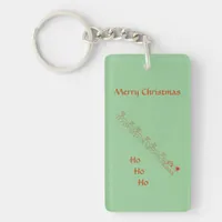 Keychain - Santa and Sleigh