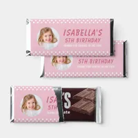 Photo Polka Dot Birthday Candy Bar Wrapper 