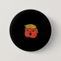 Throw Him Out Like A Pumpkin Trumpkin Halloween El Button