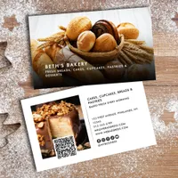 Modern Professional 2 Photos QR Code & Socials Business Card