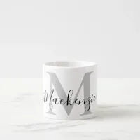 Personalize Monogram Initial Name Espresso Cup