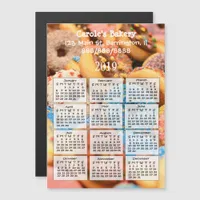 Bakery Business Donuts Mini Calendar Magnet 2019