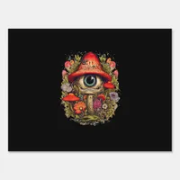 Cottagecore Aesthetic Mushroom Goblincore Design Sign