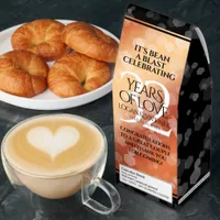 Elegant 32nd Bronze Wedding Anniversary Roasted Coffee