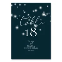 TABLE NUMBER | Elegant Beach Wedding Arbor