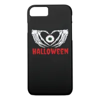 Eye Halloween - Skeleton Hands Heart iPhone 8/7 Case