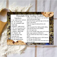 Chocolate Chip Cowboy Cookies Recipe Card