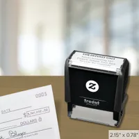 Business Bank Deposit Self-inking Stamp