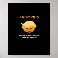 Halloween Trumpkin V4 Poster