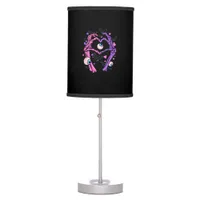 Heart Skeleton Hands - Halloween Pastel Goth Eyeba Table Lamp