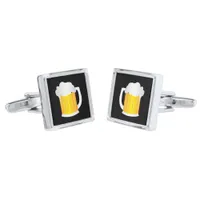 Beer Drinker Pint Glass Wedding Cufflinks