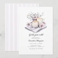 Self Care Girls Gone Mild Spa Birthday Party Invitation