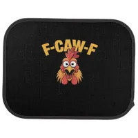 F-Caw-F Chicken Funny Chicken Creative Graphic Car Floor Mat