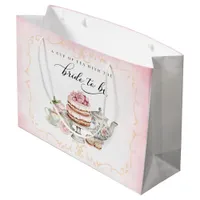 Tea Party Bridal Shower Gift Bag – Bride to Be