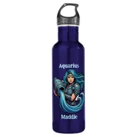 Aquarius Traits, Dates and Energy | Personalized Stainless Steel Water Bottle