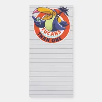 Tucans are Better Than One, Beer Humor Magnetic Notepad