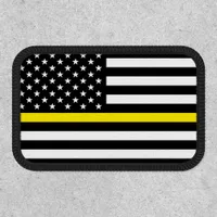 Thin Yellow Line American Flag Patch