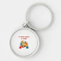 I Yam What I Yam Sweet Potato Thanksgiving Sloth Keychain