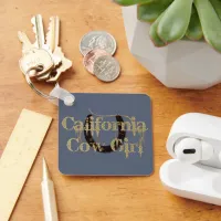 Rustic California Cowgirl Keychain