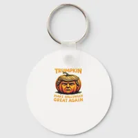 Halloween Trumpkin Make Halloween Great Again Keychain