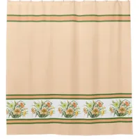 Daylily Bouquet Peach Color Shower Curtain