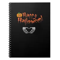 Spooky Skeleton Hands. Happy Halloween.  Notebook