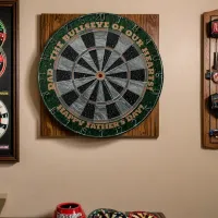 Father's Day Tribute - Bullseye of Our Hearts Dart Board