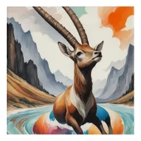 Oryx enjoys Float Trip Acrylic Print