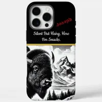 Buffalo at Dawn in Mountain Landscape iPhone 16 Pro Max Case