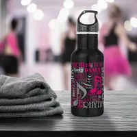 Born to Dance Pink ID277 Stainless Steel Water Bottle