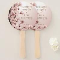 Blossoms of Love" Wedding Invitation Collection Hand Fan