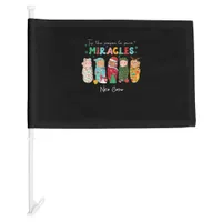 Funny Nicu Nurse Nurse Appreciation Christmas Car Flag