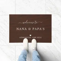 Welcome to Nana & Papa's House Doormat